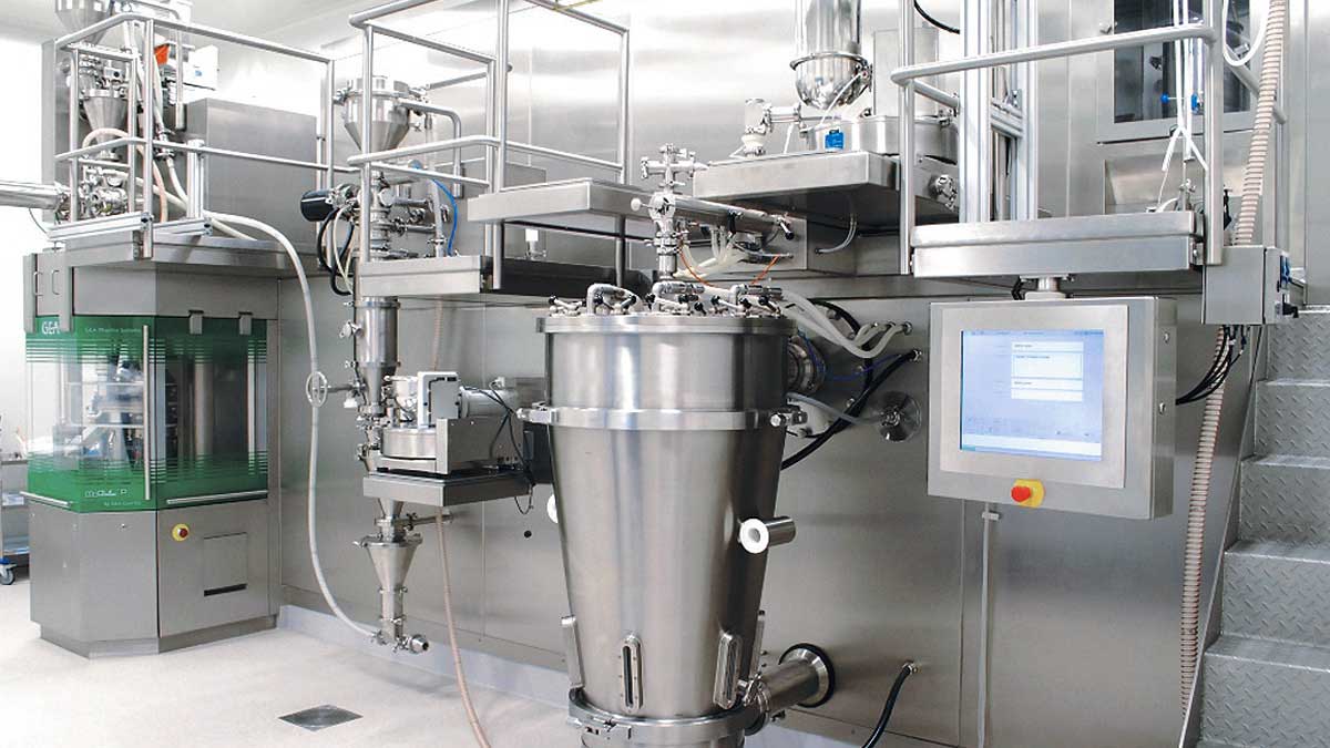 Automated stainless-steel pharmaceutical processing equipment